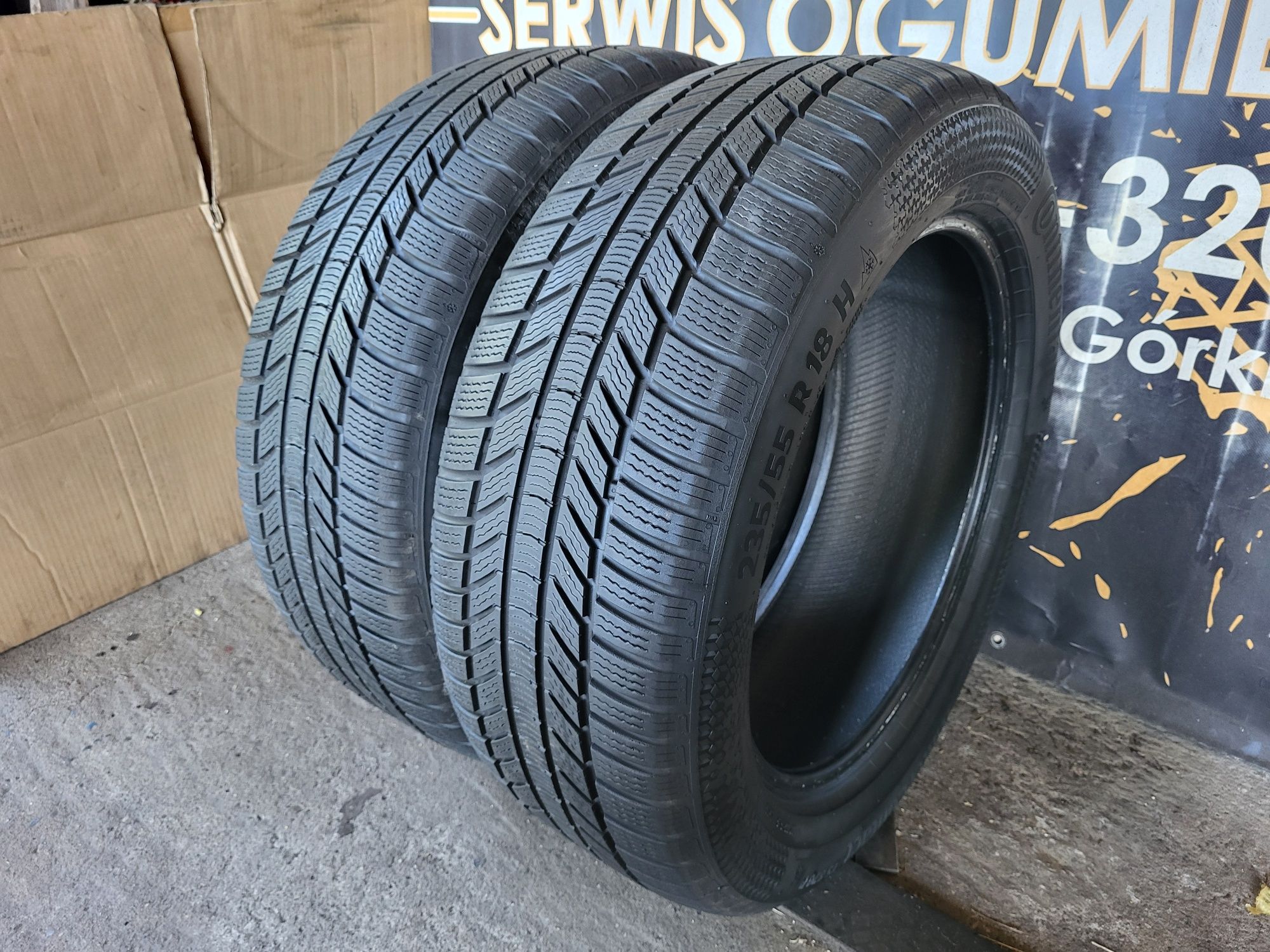 Opony zimowe 235/55/18 Continental 23rok