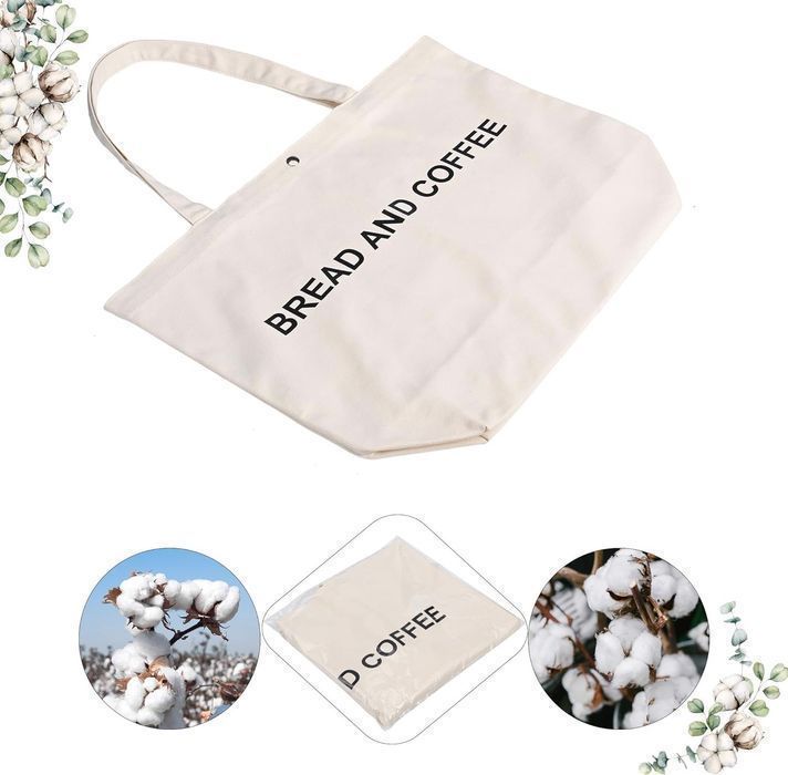 Torba na ramie bawełniana torba na zakupy beżowa