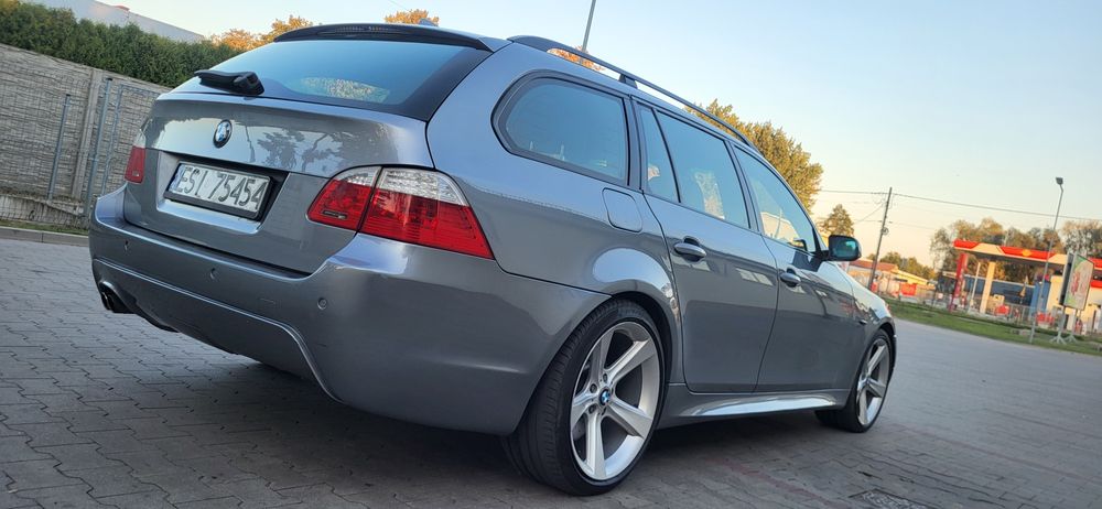 BMW E61 M-PAKIET, Head UP, Keyless Go, El. Klapa