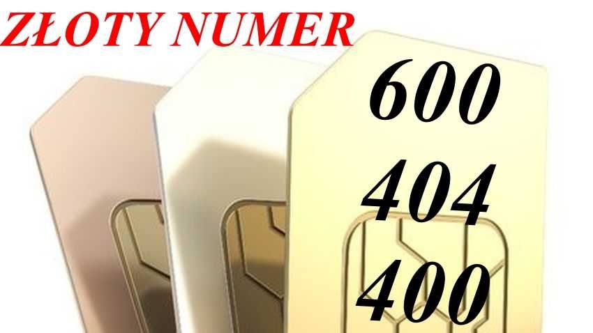Złoty numer 600.404.400
