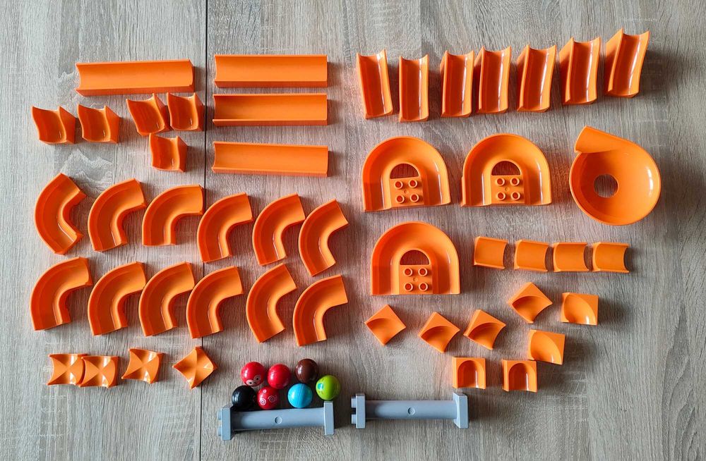Klocki tor kulkowy kulodrom jak Lego Duplo