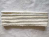 Opaska   ecru z dzianiny 54 cm
