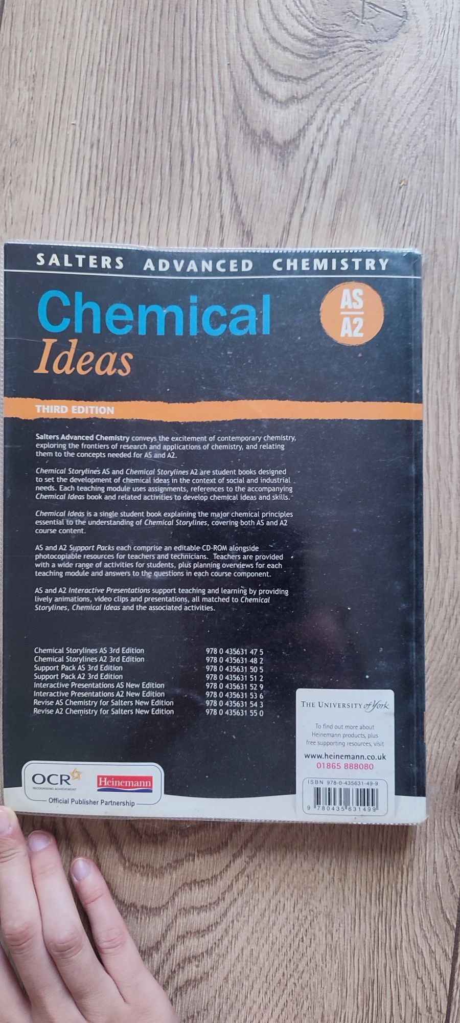 Książka do chemii po angielsku Chemistry