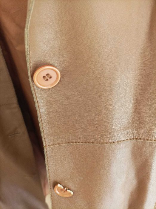 Blusão Comprido 100% PELE