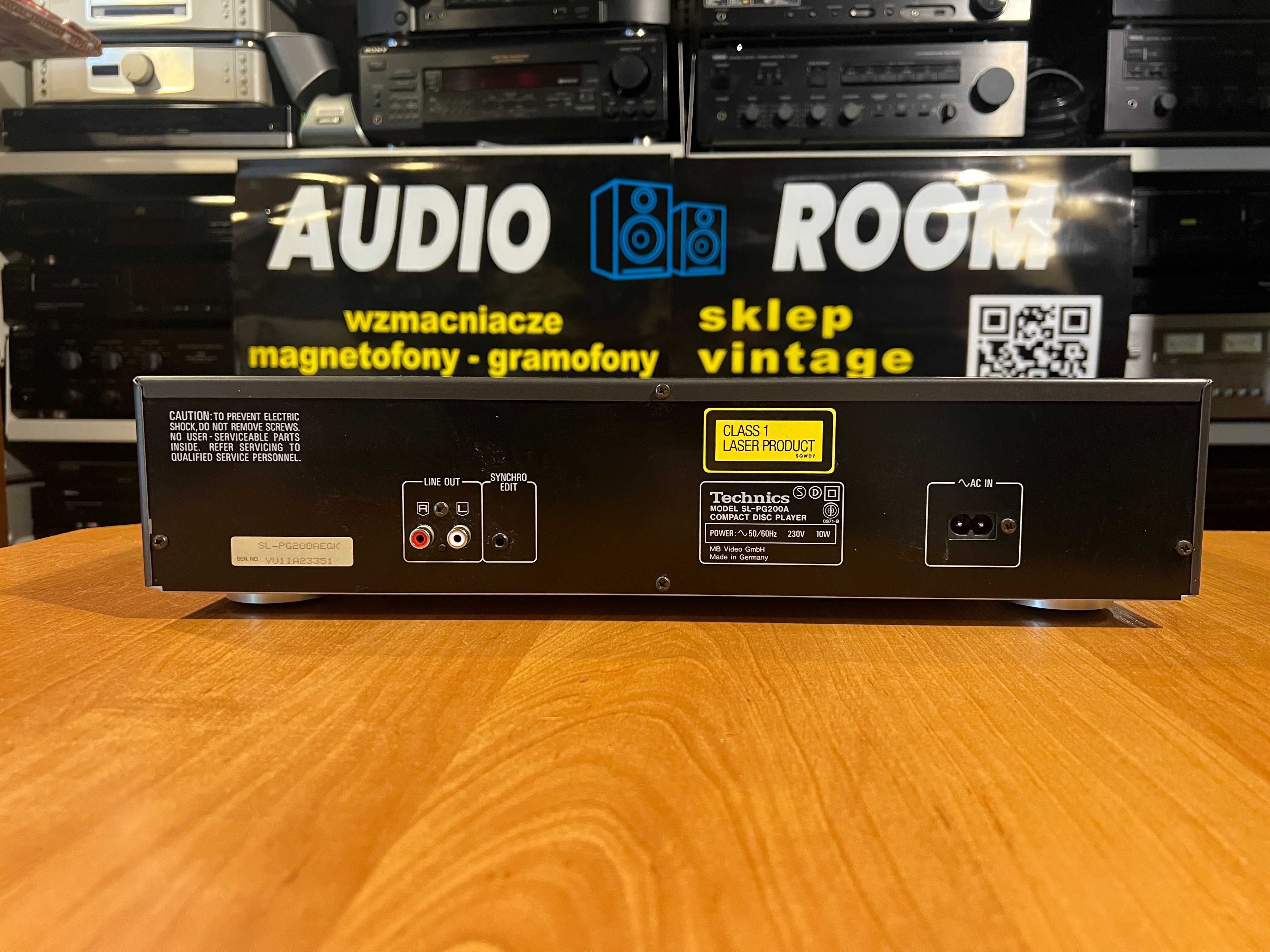 Odtwarzacz płyt CD Technics SL-PG200A Audio Room