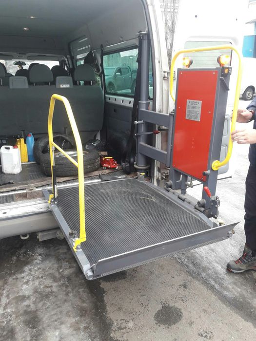 Пневмолифт подъемник на 350кг для микроавтобуса ford transit.