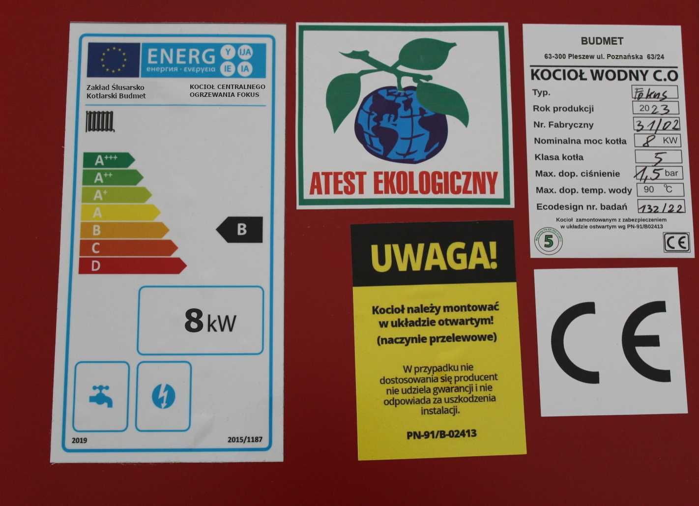 PIEC 8 kW do 60 m2 UniwersumEKO KOCIOŁ Piece KOTŁY Węglowe