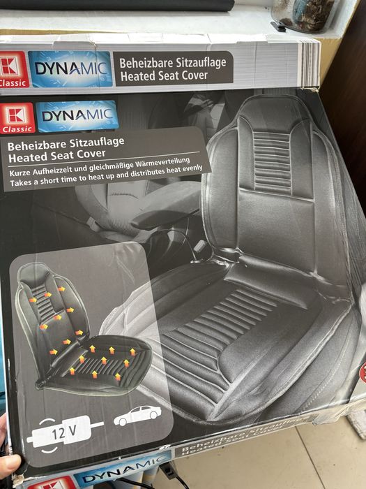 Mata grzewcza na fotel 12V