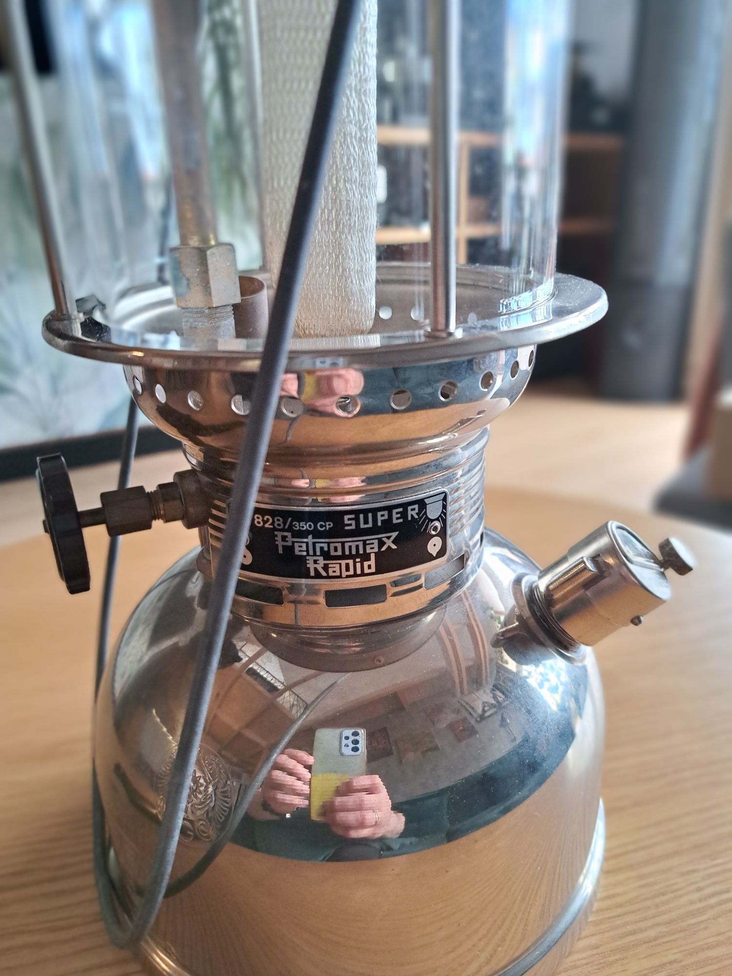 Lampa naftowa Petromax Rapid 828/350 produkcja styczeń 1963
