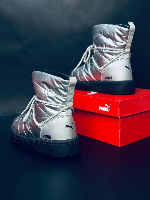 Жіночі дутіки Puma Зимові Сноубутси пума женские сапоги пума зима