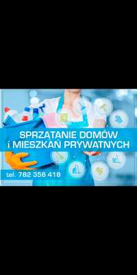 Sprzątanie domów i mieszkań prywatnych