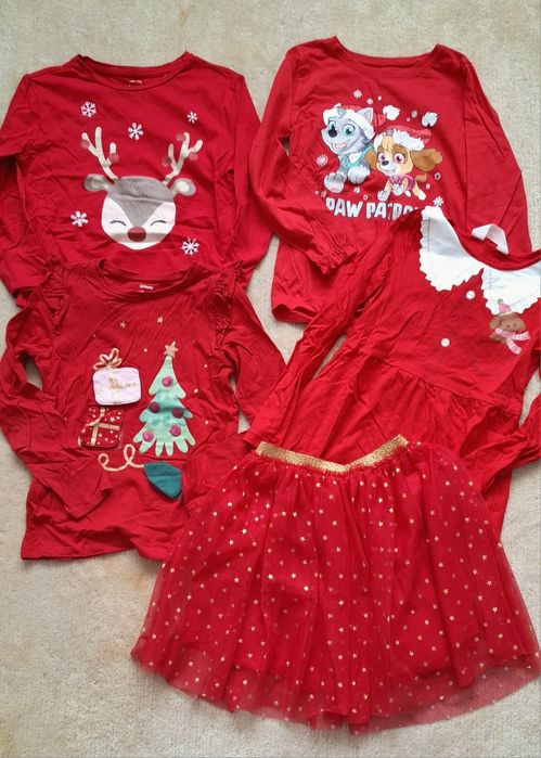 Ubranka świąteczne dziewczęce