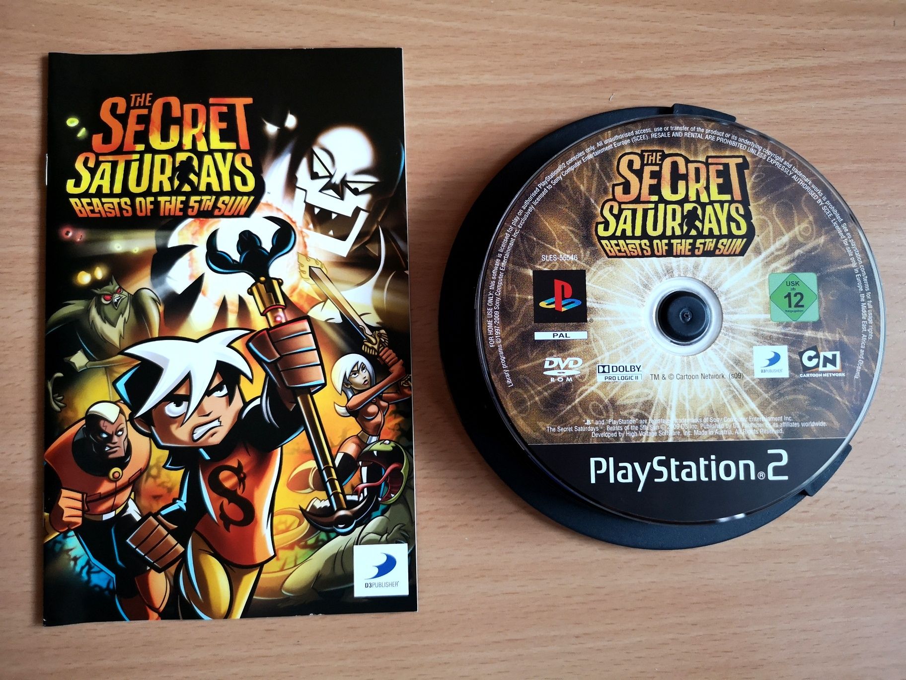 Gra ps2 the secret saturdays beasts of the 5th sun playstation 2