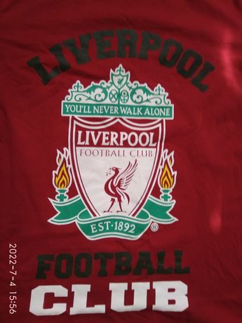Футболка Liverpool, хлопок.