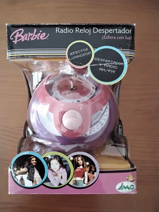 Relogio despertador Barbie
