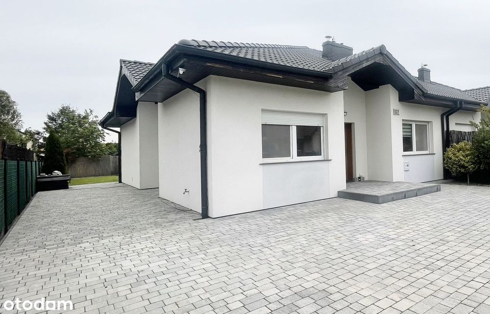 Parterowy z 2018, działka 500m2, nowoczesne wnętrza,wolny od zaraz