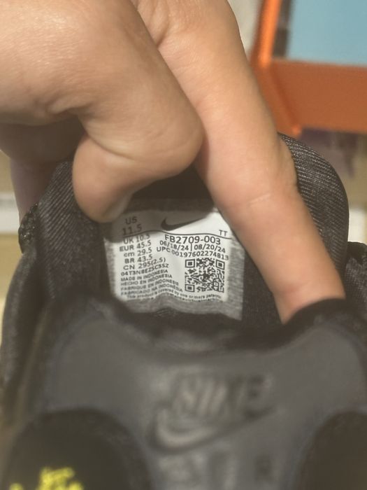 Air max 95 Corteiz honey black - size 45.5