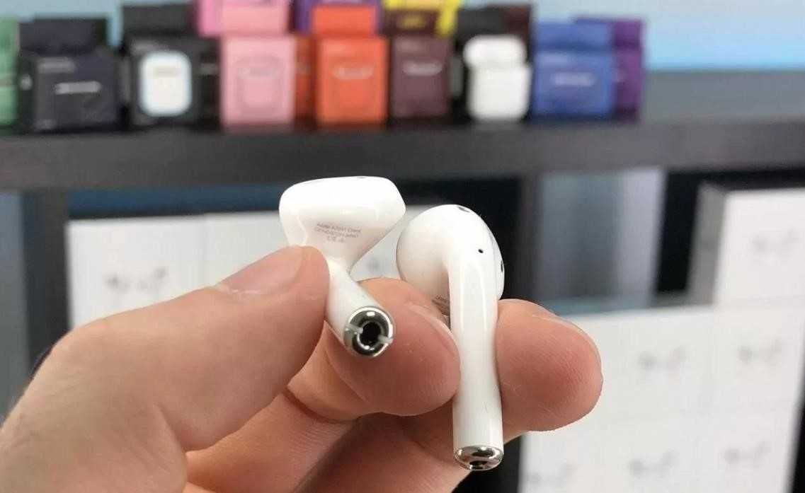 Безпровідні Навушники AirPods 2 найвищої якості +чохол