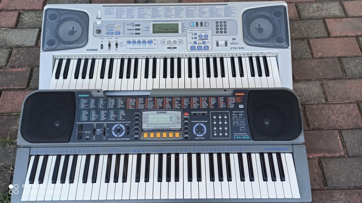 Casio CTK-591, CTK-601 keyboard, klawisze