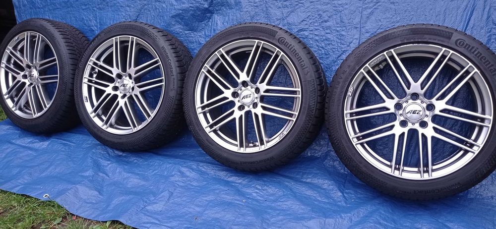 Felgi Koła Aluminiowe AEZ 235/45/R18 CONTINENTAL 7mm 5x112 AUDI VW BMW