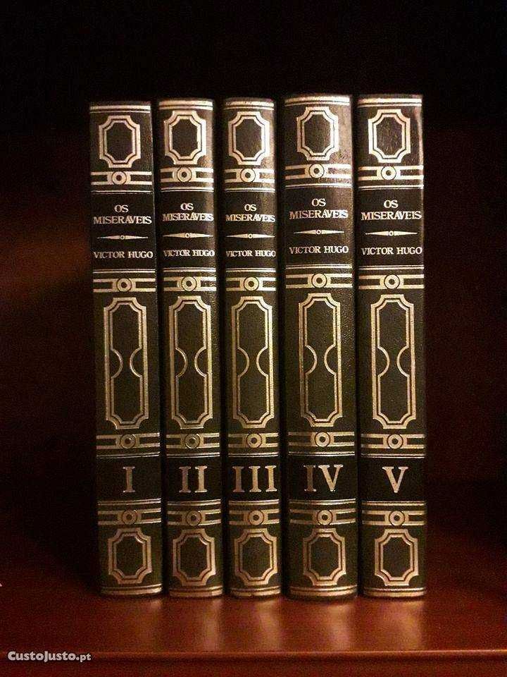 "Os Miseráveis" - Vítor Hugo (Obra Completa, 5 volumes)