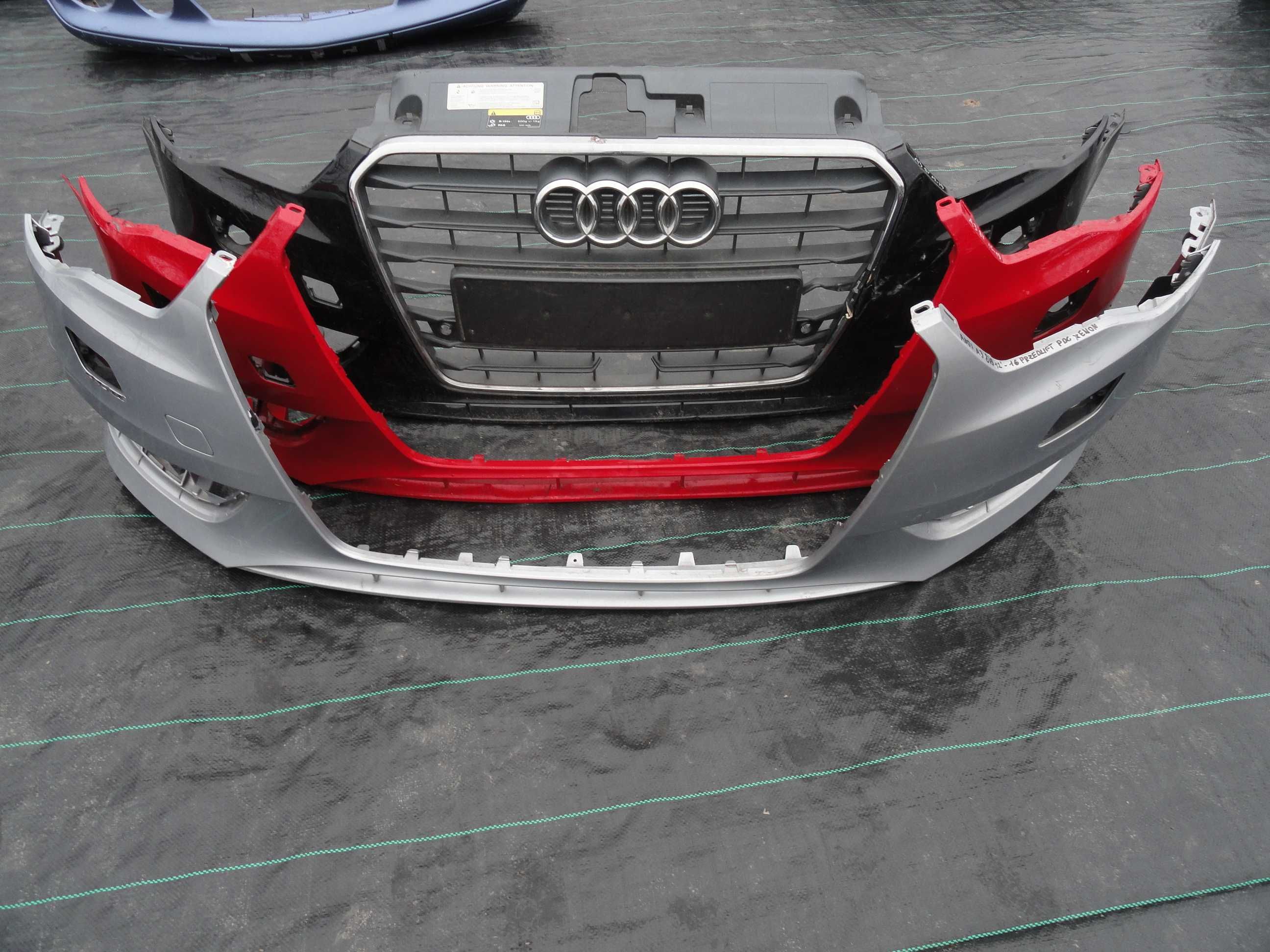 Audi A3 8V3 Zderzak przód PDC Xenon przed lift 12-16