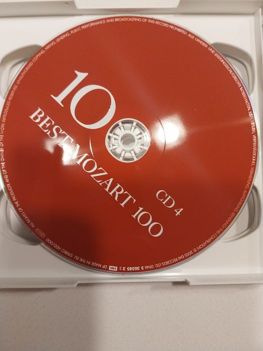 Conjunto de 6 CDs top 100 Mozart