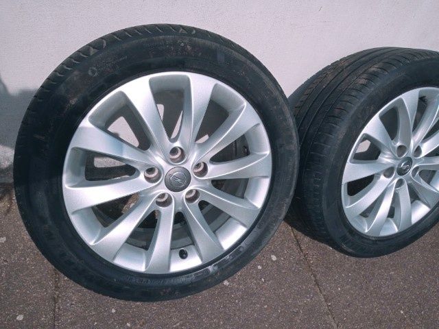 Felgi aluminiowe koła letnie Michelin 225 /50 R17  5×115  oryg  opel