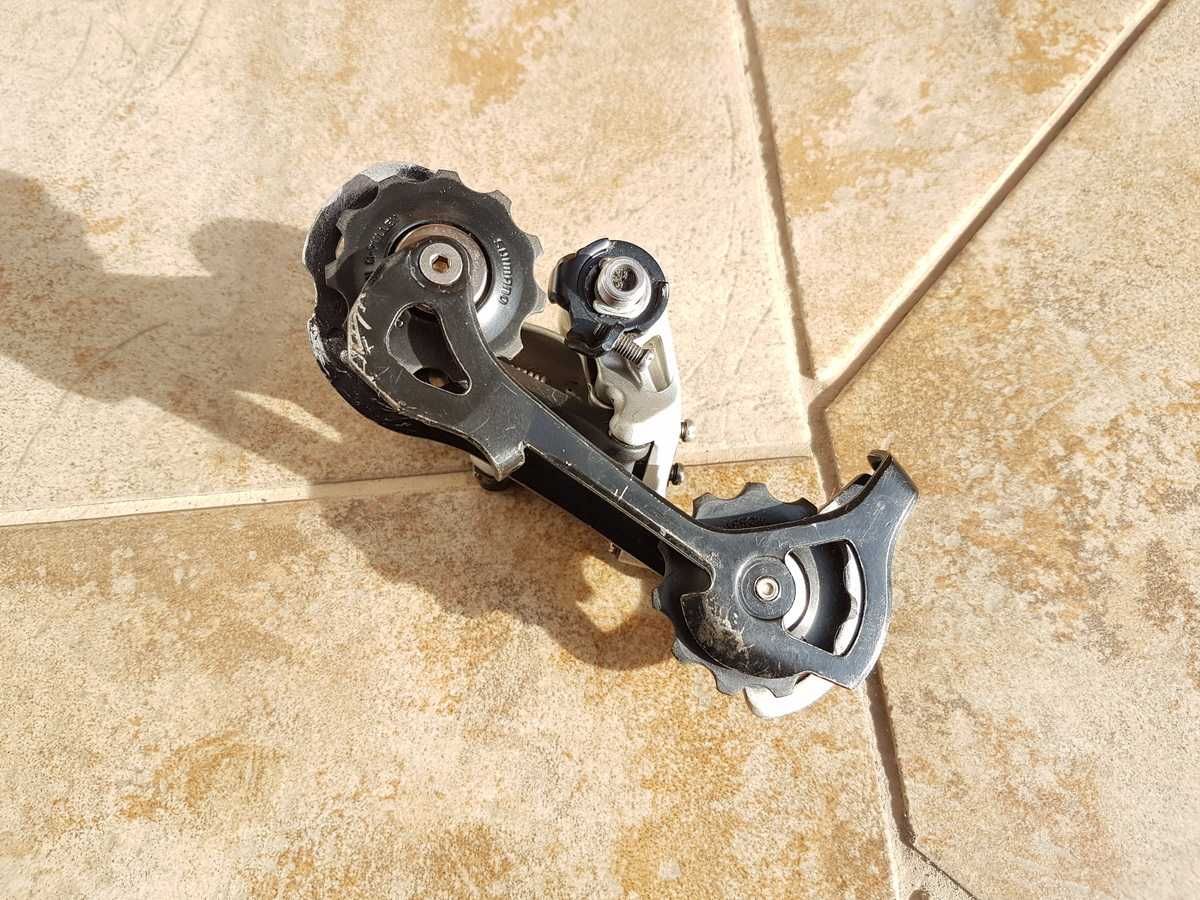przerzutka tył Shimano DEORE XT, RD-M750, 9-speed, retro mtb