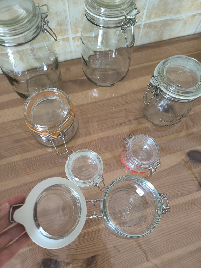 Lote frascos de vidro IKEA