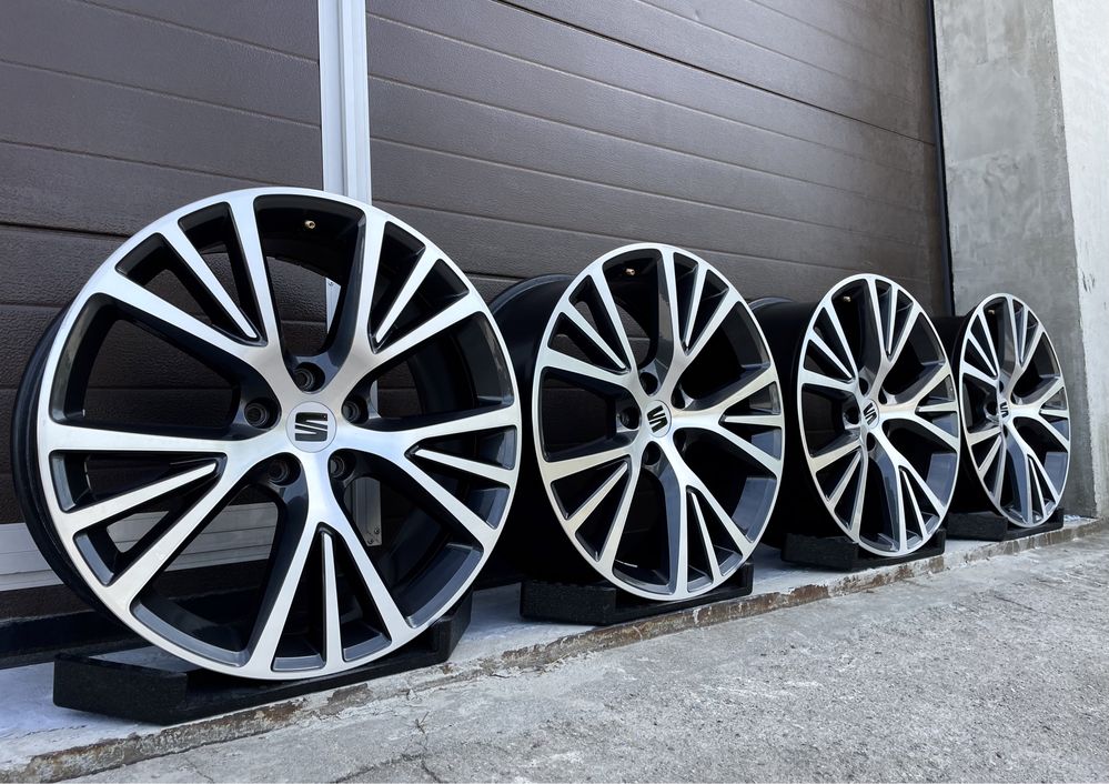 4x felgi aluminiowe 5x112 r19 et45 8J Alufelgi Oryginał Seat 19”