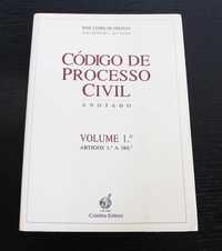 Código de processo Civil Anotado Volume 1.º de José Lebre de Freitas