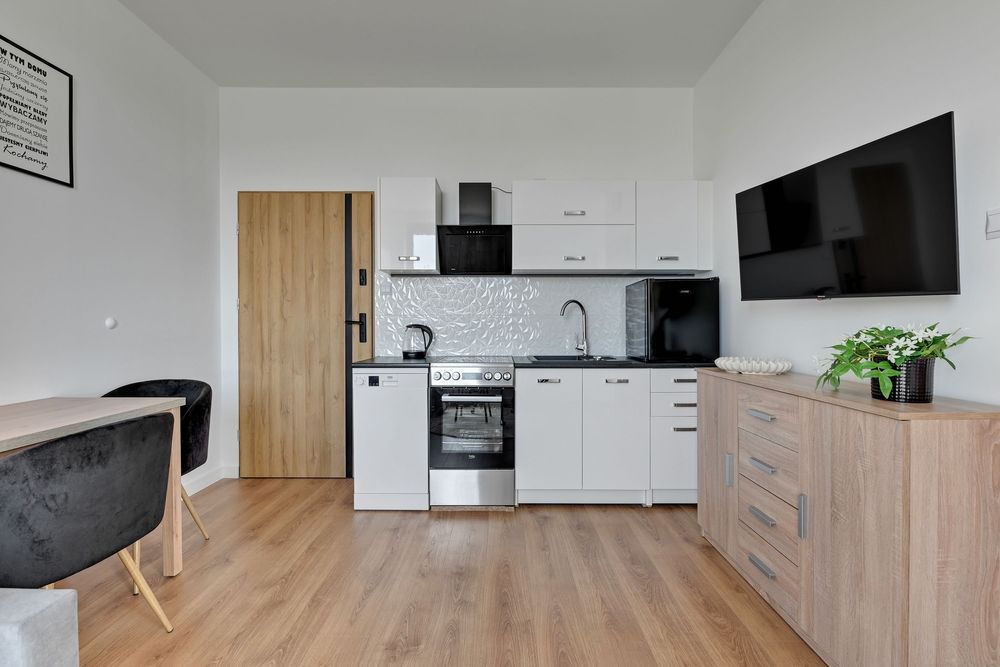 Sea Towers/studio na XXIX kon. z widokiem na morze, panoramę miasta