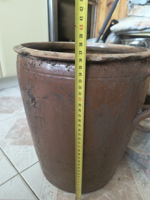Garnek gliniany duży stary