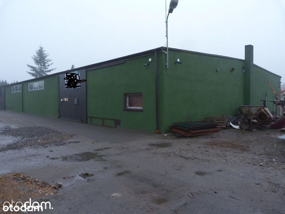 Sprzedam lub wynajmę hale magazynową z działką7800