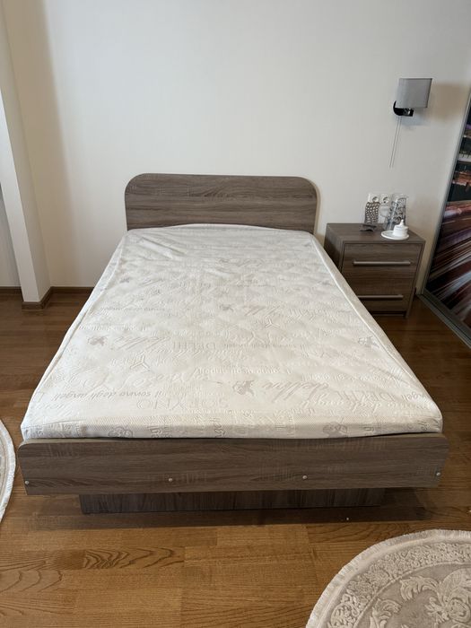 Ліжко 120×190 з матрацом, ДСП, Київ / Софіївська Борщагівка