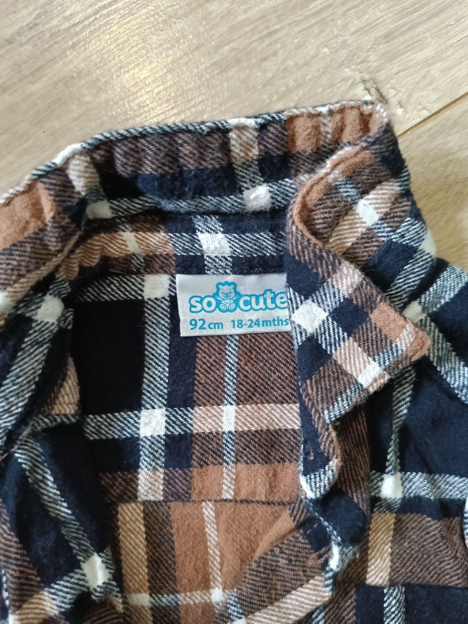 Koszula w kratę r.92