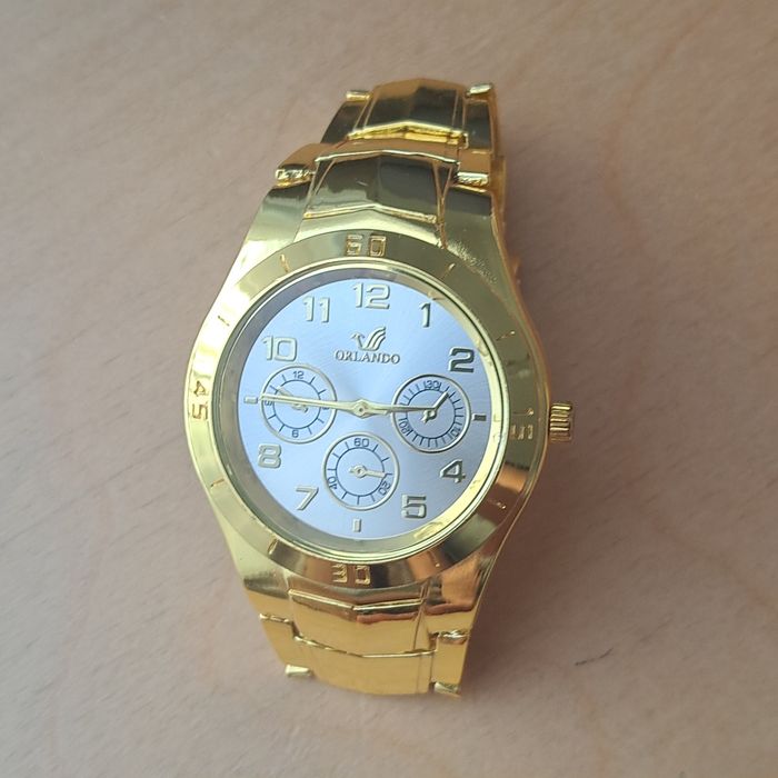 Zegarek męski pozłacany Orlando