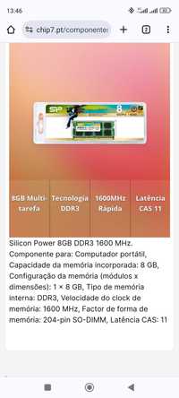 ddr3 8g sodimm vendo ou troco por duas de 4g