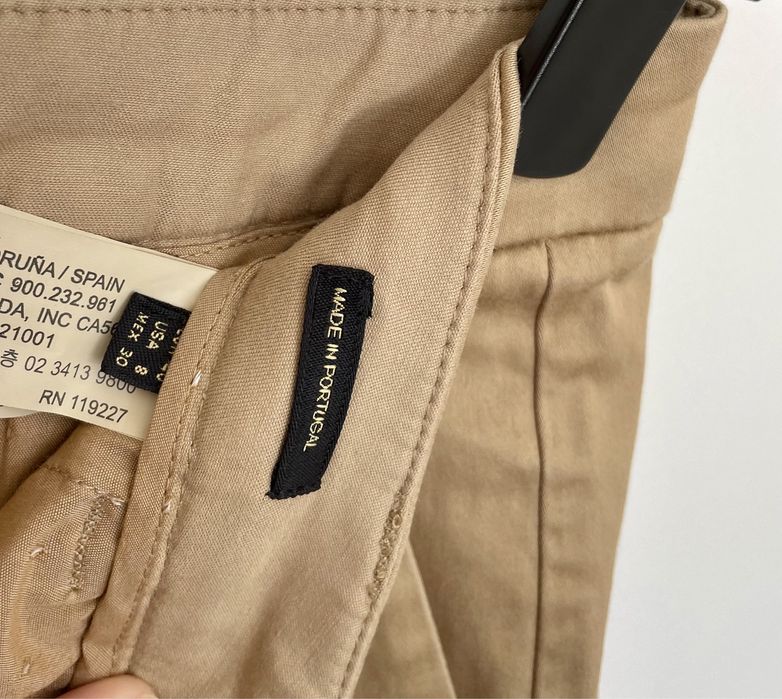 Calças bege (Massimo Dutti, tamanho 40)