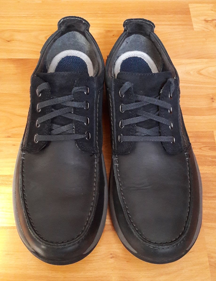 Кожаные Clarks 29см 44р мокасины