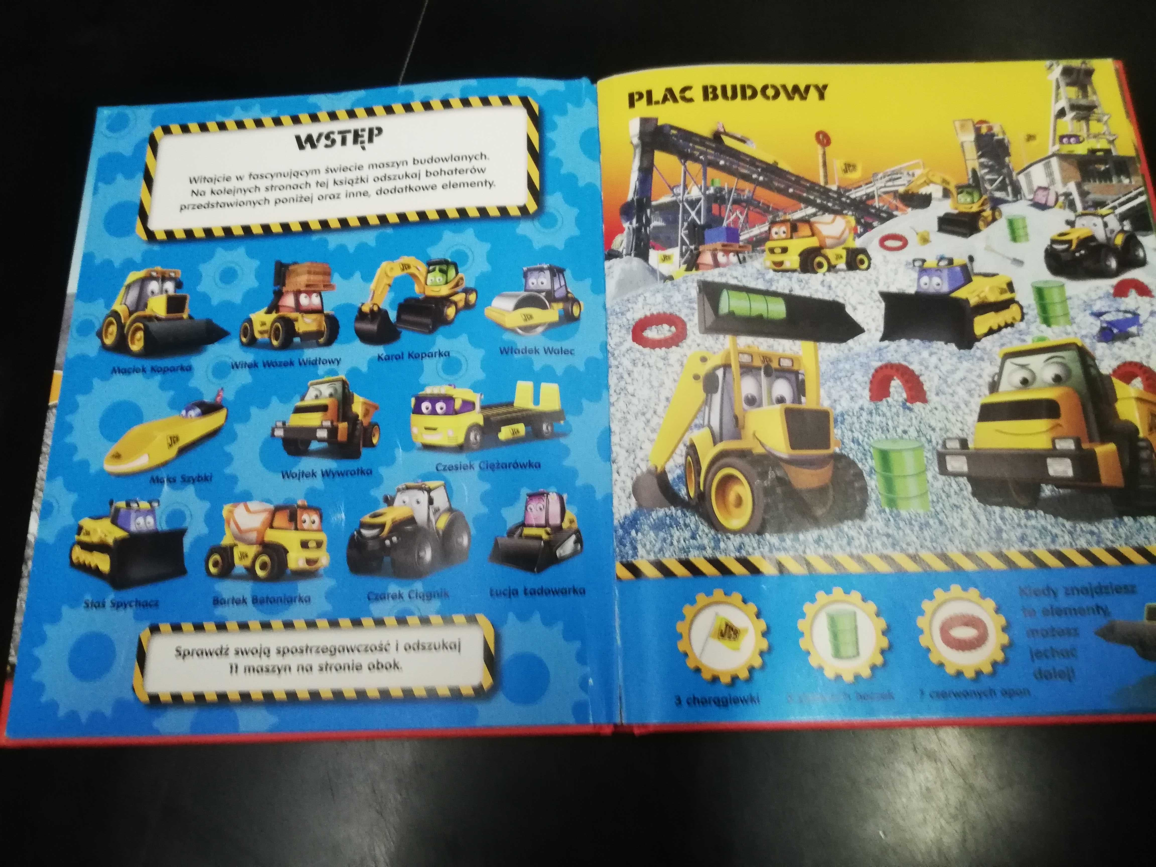 Zestaw książek koparki JCB