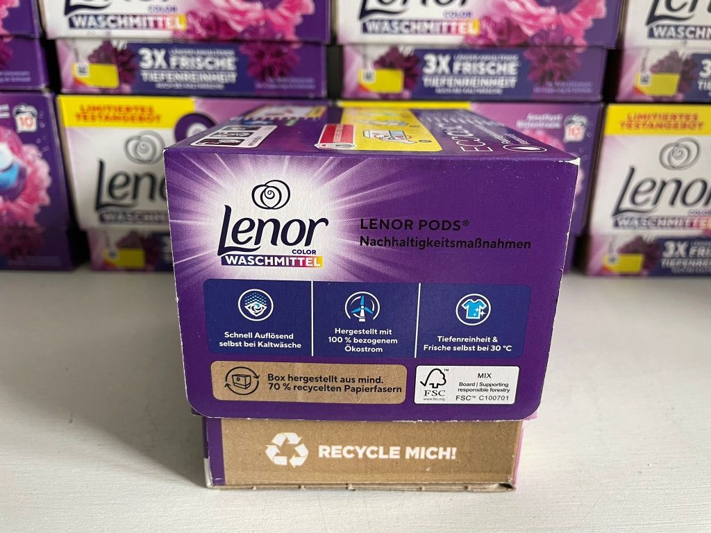 Lenor kapsułki do prania kolorów 70 sztuk z Niemiec