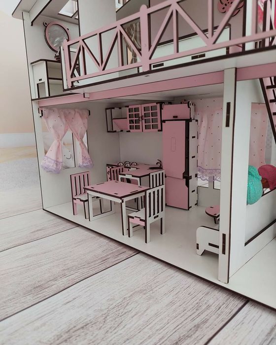 Ляльковий будинок для лол з меблями