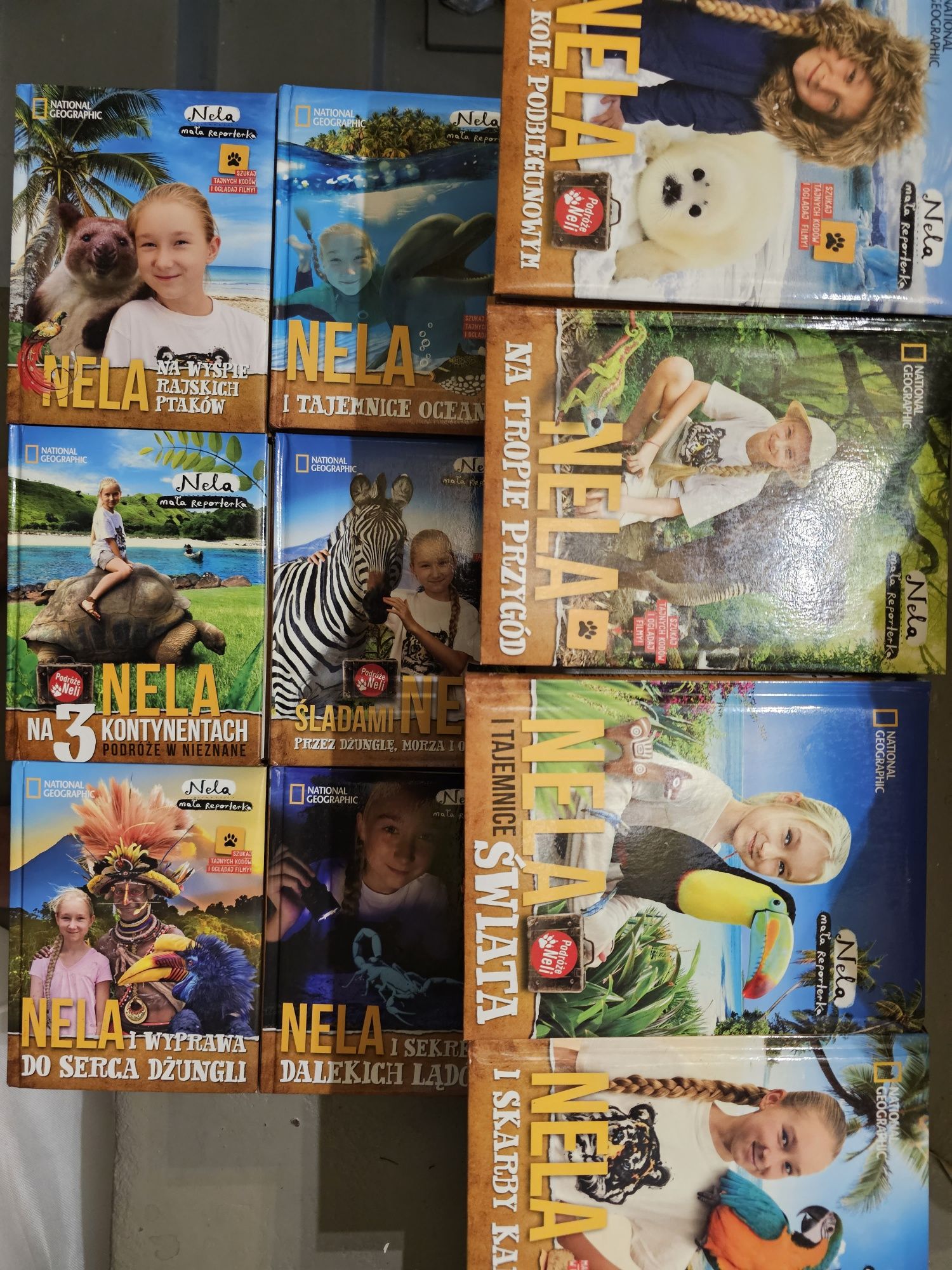 Nela seria książek National Geographic 11 sztuk