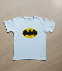 T-shirt koszulka biała bawełniana Batman r. 152, 10-12 lat