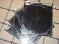4 cienkie plastikowe opakowania na CD