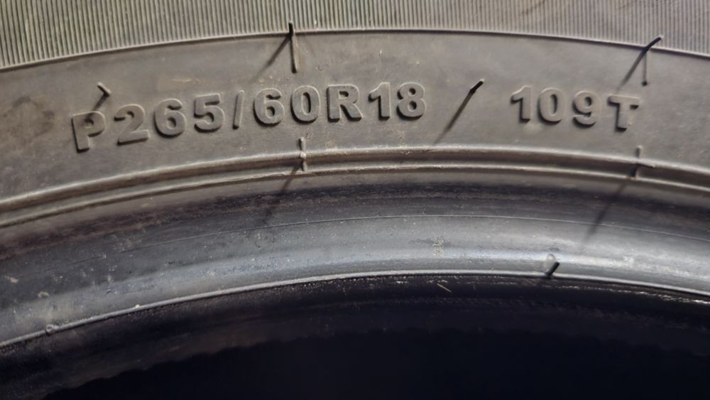 4 szt.265/60/18 Super stanie opony z 2022 roku