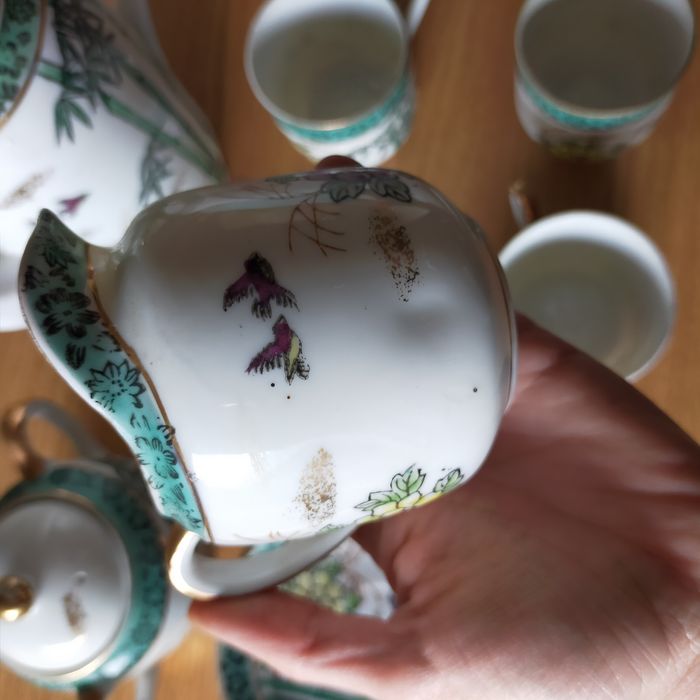 Conjunto de café chinês