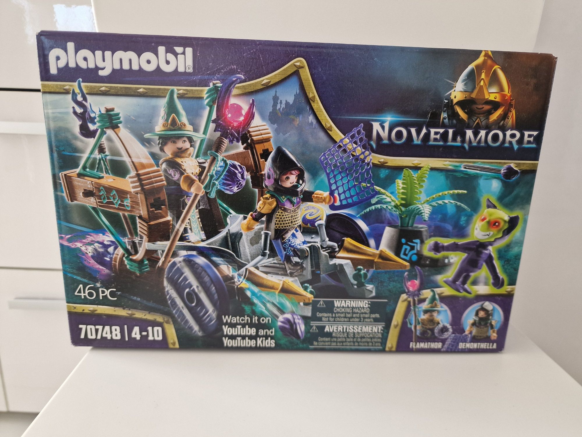 Playmobil Novelmore  pojazd do łapania duchów Flamathor Demonthella